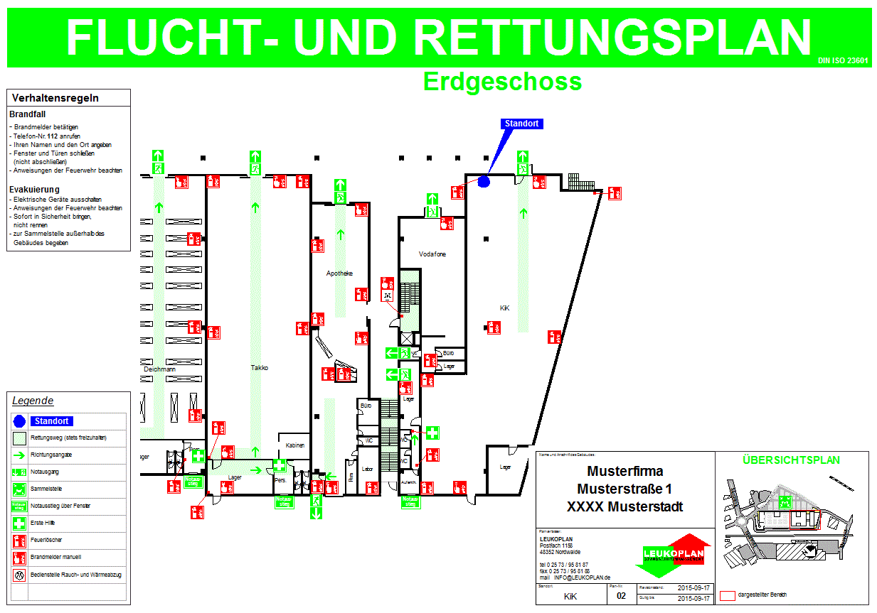 Fluchtplan